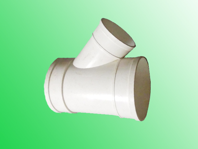 PVC 45° 3 rolled pipe